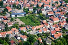 Lauterbourg in the state Bas-Rhin, France out of the air