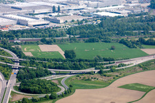 Wörther Cross in the district Maximiliansau in Wörth am Rhein in the state Rhineland-Palatinate, Germany