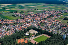 General view from the southwest in Hatzenbühl in the state Rhineland-Palatinate, Germany