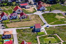 Oblique view of On the high trail in Kandel in the state Rhineland-Palatinate, Germany