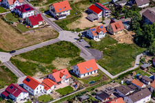 On the high trail in Kandel in the state Rhineland-Palatinate, Germany from above