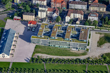 District office at the riding hall and Ludwigsfeste in Rastatt in the state Baden-Wuerttemberg, Germany