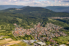 From the northwest in the district Haueneberstein in Baden-Baden in the state Baden-Wuerttemberg, Germany