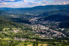 From the west in the district Oos in Baden-Baden in the state Baden-Wuerttemberg, Germany