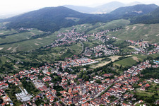 From the southwest in the district Steinbach in Baden-Baden in the state Baden-Wuerttemberg, Germany