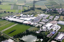 Industrial estate and company settlement der GMT Gummi-Metall-Technik GmbH in the district Vimbuch in Buehl in the state Baden-Wurttemberg