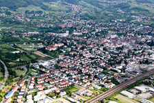 From the northwest in Bühl in the state Baden-Wuerttemberg, Germany