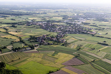 From the northeast in the district Sand in Willstätt in the state Baden-Wuerttemberg, Germany