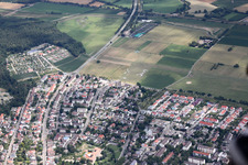 Gliding airfield in Walldorf in the state Baden-Wuerttemberg, Germany