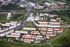 South in the district Oberreut in Karlsruhe in the state Baden-Wuerttemberg, Germany