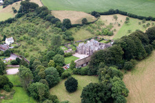 Marldon in the state England, Great Britain from a drone