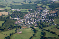 Kingskerswell in the state England, Great Britain from above