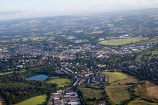 Kingskerswell in the state England, Great Britain from the plane