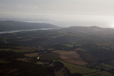 Kingskerswell in the state England, Great Britain viewn from the air