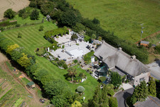 Bird's eye view of Ipplepen in the state England, Great Britain