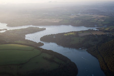 Aerial photograpy of Sandquay in the state England, Great Britain