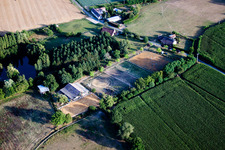Dollon in the state Sarthe, France out of the air