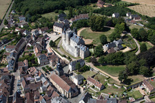 Castle complex of the castle in Montmirail in the state Sarthe, France