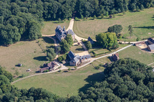 Lavaré in the state Sarthe, France out of the air