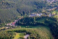 Castle Youth Hostel in Altleiningen in the state Rhineland-Palatinate, Germany