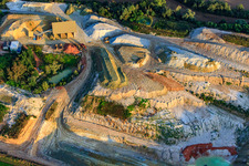 Sibelco Clay Pit Doris in Eisenberg in the state Rhineland-Palatinate, Germany
