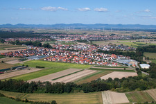 Town View of the streets and houses of Kuhardt in the state Rhineland-Palatinate