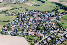 Village view in the district Querbach in Kehl in the state Baden-Wuerttemberg, Germany