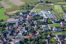 Village view in the district Bodersweier in Kehl in the state Baden-Wuerttemberg, Germany