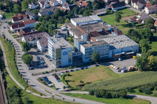 Building and production halls on the premises of the chemical manufacturers Klocke Pharma-Service in Appenweier in the state Baden-Wurttemberg