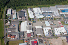 Industrial area in Appenweier in the state Baden-Wuerttemberg, Germany out of the air