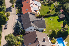 District Fessenbach in Offenburg in the state Baden-Wuerttemberg, Germany out of the air