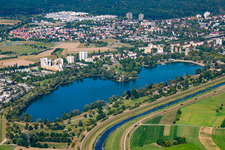 Gifizsee in the district Uffhofen in Offenburg in the state Baden-Wuerttemberg, Germany