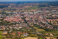 From the southeast in Offenburg in the state Baden-Wuerttemberg, Germany