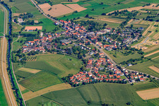 From the south in the district Bühl in Offenburg in the state Baden-Wuerttemberg, Germany