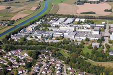 Industrial and commercial area Industriepark Willstaett in Willstaett in the state Baden-Wurttemberg, Germany