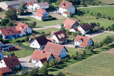 Aerial view of At the kiln in Freckenfeld in the state Rhineland-Palatinate, Germany