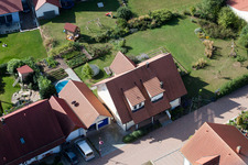 Oblique view of At the kiln in Freckenfeld in the state Rhineland-Palatinate, Germany