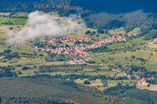 Bird's eye view of Wingen in the state Bas-Rhin, France