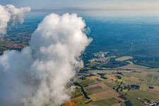 Under clouds in the district Altenstadt in Wissembourg in the state Bas-Rhin, France