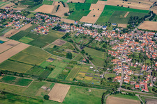 Aerial photograpy of Cusp line in Steinfeld in the state Rhineland-Palatinate, Germany