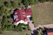 At the kiln in Freckenfeld in the state Rhineland-Palatinate, Germany seen from above
