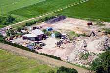Construction waste recycling Gaudier in the district Minderslachen in Kandel in the state Rhineland-Palatinate, Germany
