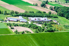 Aerial photograpy of Life support in the district Minderslachen in Kandel in the state Rhineland-Palatinate, Germany