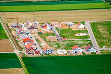 Brotäcker new development area in Steinweiler in the state Rhineland-Palatinate, Germany