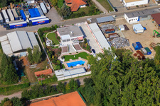 Rhine meadows in Hördt in the state Rhineland-Palatinate, Germany