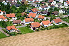Klingbachstr in Steinweiler in the state Rhineland-Palatinate, Germany from a drone