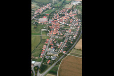 Aerial view of From the west in the district Kapellen in Kapellen-Drusweiler in the state Rhineland-Palatinate, Germany