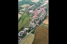 Aerial photograpy of From the west in the district Kapellen in Kapellen-Drusweiler in the state Rhineland-Palatinate, Germany