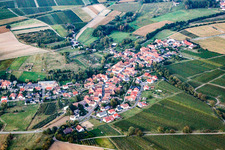 Village view from the south in Oberhausen in the state Rhineland-Palatinate, Germany