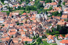 Church in St. George Street in the district Arzheim in Landau in der Pfalz in the state Rhineland-Palatinate, Germany